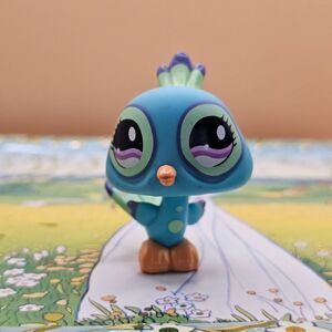 ♡ Littlest Pet Shop Gen 2 Peacock Bird #869 LPS ♡